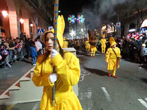 La Cavalcada de Reis 2015. Desfilada pels carrers de la ciutat, fins la plaça del Vi