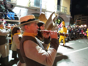 La Cavalcada de Reis 2015. Desfilada pels carrers de la ciutat, fins la plaça del Vi