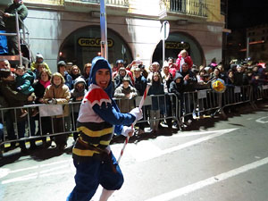 La Cavalcada de Reis 2015. Desfilada pels carrers de la ciutat, fins la plaça del Vi