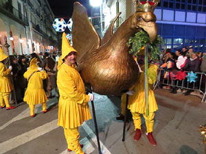 La Cavalcada de Reis 2015. Desfilada pels carrers de la ciutat, fins la plaça del Vi