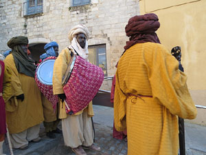La Cavalcada de Reis 2015. La precavalcada pels carrers de Girona