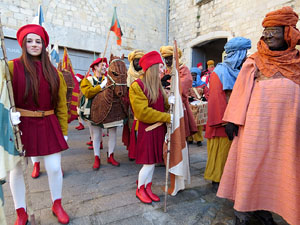 La Cavalcada de Reis 2015. La precavalcada pels carrers de Girona