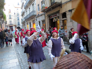 La Cavalcada de Reis 2015. La precavalcada pels carrers de Girona