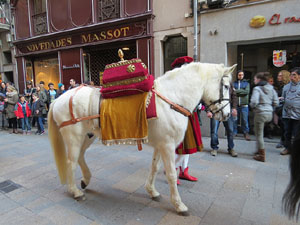 La Cavalcada de Reis 2015. La precavalcada pels carrers de Girona