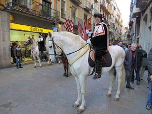 La Cavalcada de Reis 2015. La precavalcada pels carrers de Girona