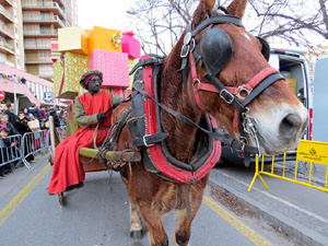 La Cavalcada de Reis 2015. Preparaci&oacute; de la Cavalcada