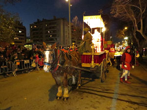 La Cavalcada de Reis 2015. Preparaci&oacute; de la Cavalcada