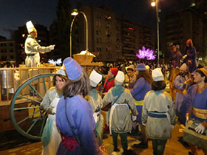La Cavalcada de Reis 2015. Preparaci&oacute; de la Cavalcada