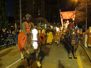 La Cavalcada de Reis 2015. Preparaci&oacute; de la Cavalcada