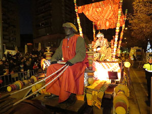 La Cavalcada de Reis 2015. Preparaci&oacute; de la Cavalcada