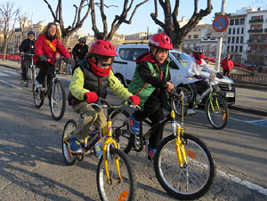 La Pedalada de Reis 2015, organitzada per Mou-te en bici