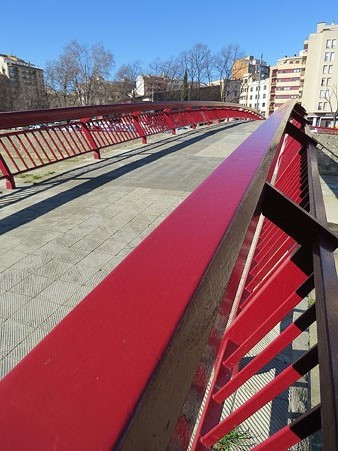 Actual pont de l'alferes Huarte