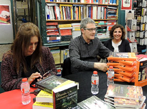 Sant Jordi 2015 a la Llibreria Geli. Signatures de llibres