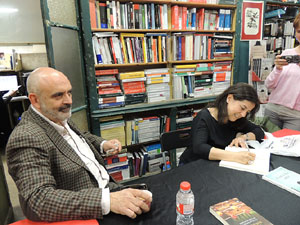 Sant Jordi 2015 a la Llibreria Geli. Signatures de llibres