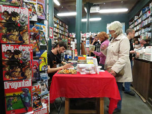 Sant Jordi 2015 a la Llibreria Geli. Signatures de llibres