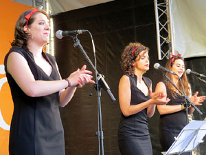 Festival A Capella 2015. Les Anxovetes a la plaça de la Independència