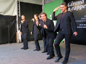 Festival A Capella 2015. B Vocal a la pla&ccedil;a de la Independ&egrave;ncia