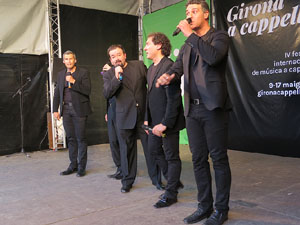 Festival A Capella 2015. B Vocal a la pla&ccedil;a de la Independ&egrave;ncia