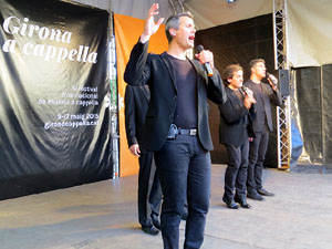 Festival A Capella 2015. B Vocal a la pla&ccedil;a de la Independ&egrave;ncia