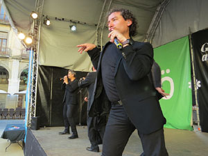 Festival A Capella 2015. B Vocal a la pla&ccedil;a de la Independ&egrave;ncia