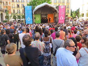 Festival A Capella 2015. B Vocal a la pla&ccedil;a de la Independ&egrave;ncia