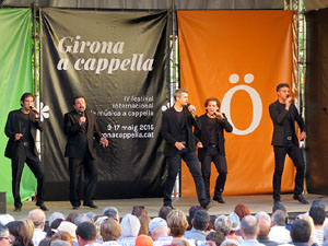 Festival A Capella 2015. B Vocal a la pla&ccedil;a de la Independ&egrave;ncia