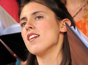 Festival A Capella 2015. Cor de la Universitat de Girona a la pla&ccedil;a de la Independ&egrave;ncia