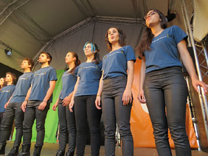 Festival A Capella 2015. In Crescendo a la pla&ccedil;a de la Independ&egrave;ncia