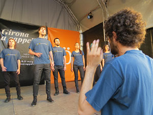 Festival A Capella 2015. In Crescendo a la pla&ccedil;a de la Independ&egrave;ncia