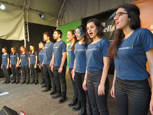 Festival A Capella 2015. In Crescendo a la pla&ccedil;a de la Independ&egrave;ncia