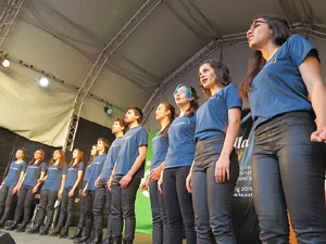 Festival A Capella 2015. In Crescendo a la pla&ccedil;a de la Independ&egrave;ncia