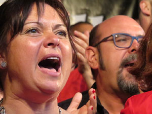 Festival A Capella 2015. Gospelians de Girona a la plaça de la Independència