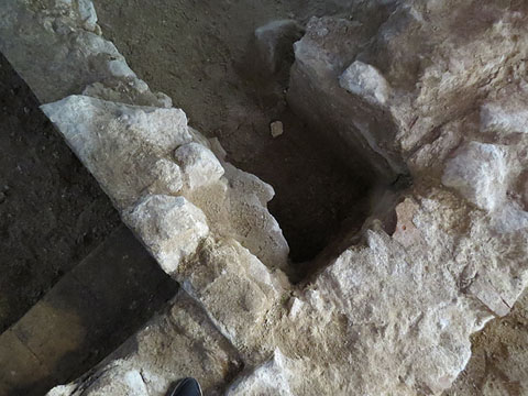 Les excavacions a l'edifici del carrer Ciutadans 10