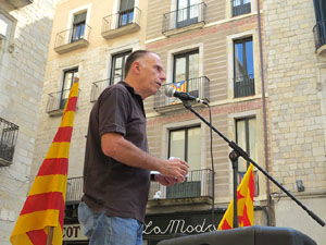 Diada Nacional 2015. Concentraci&oacute; a la pla&ccedil;a del Vi