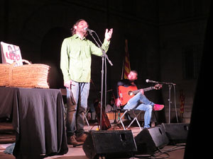 Diada Nacional 2015. Concert a les escales de la Catedral
