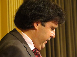 Diada Nacional 2015. Acte institucional al Sal&oacute; de descans del Teatre Municipal de Girona