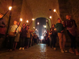 Diada Nacional 2015. IX Marxa de Torxes de Girona