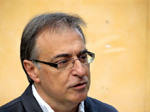 Diada Nacional 2015. Ofrena floral a Carles Rahola a la Rambla de la Llibertat