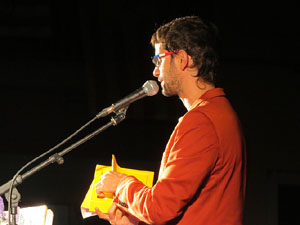 Diada Nacional 2015. Parlament de Jordi S&aacute;nchez, president de l'ANC