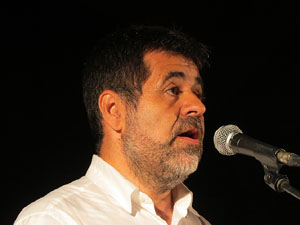 Diada Nacional 2015. Parlament de Jordi S&aacute;nchez, president de l'ANC