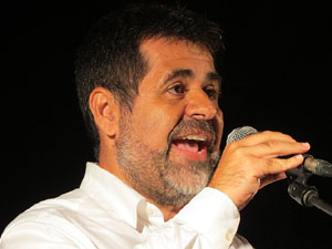 Diada Nacional 2015. Parlament de Jordi S&aacute;nchez, president de l'ANC