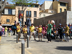 Festes de Primavera de Girona 2015. Cercavila amb el Tarl&agrave;