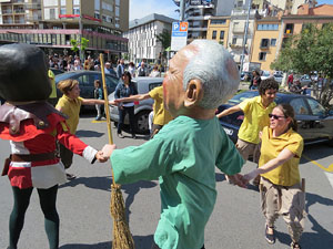 Festes de Primavera de Girona 2015. Cercavila amb el Tarl&agrave;