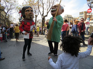 Festes de Primavera de Girona 2015. Cercavila amb el Tarl&agrave;