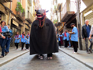 Festes de Primavera de Girona 2015. Presentaci&oacute; de la Mula Baba