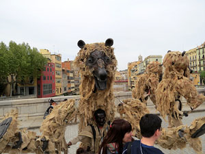 Festes de Primavera de Girona 2015. Espectacle &Oacute;ssos del Pirineu