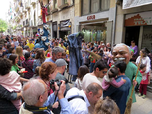 Festes de Primavera de Girona 2015. Penjada del Tarlà