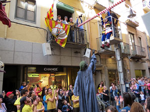 Festes de Primavera de Girona 2015. Penjada del Tarlà