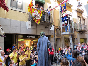 Festes de Primavera de Girona 2015. Penjada del Tarlà