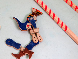 Festes de Primavera de Girona 2015. Taller de Tarlanets a la Rambla de la Llibertat